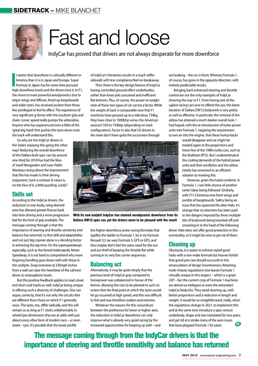 Racecar Engineering Preview Pages