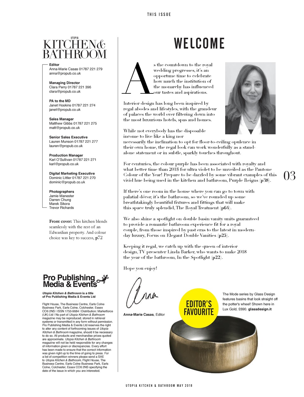 Utopia Kitchen & Bathroom Preview Pages