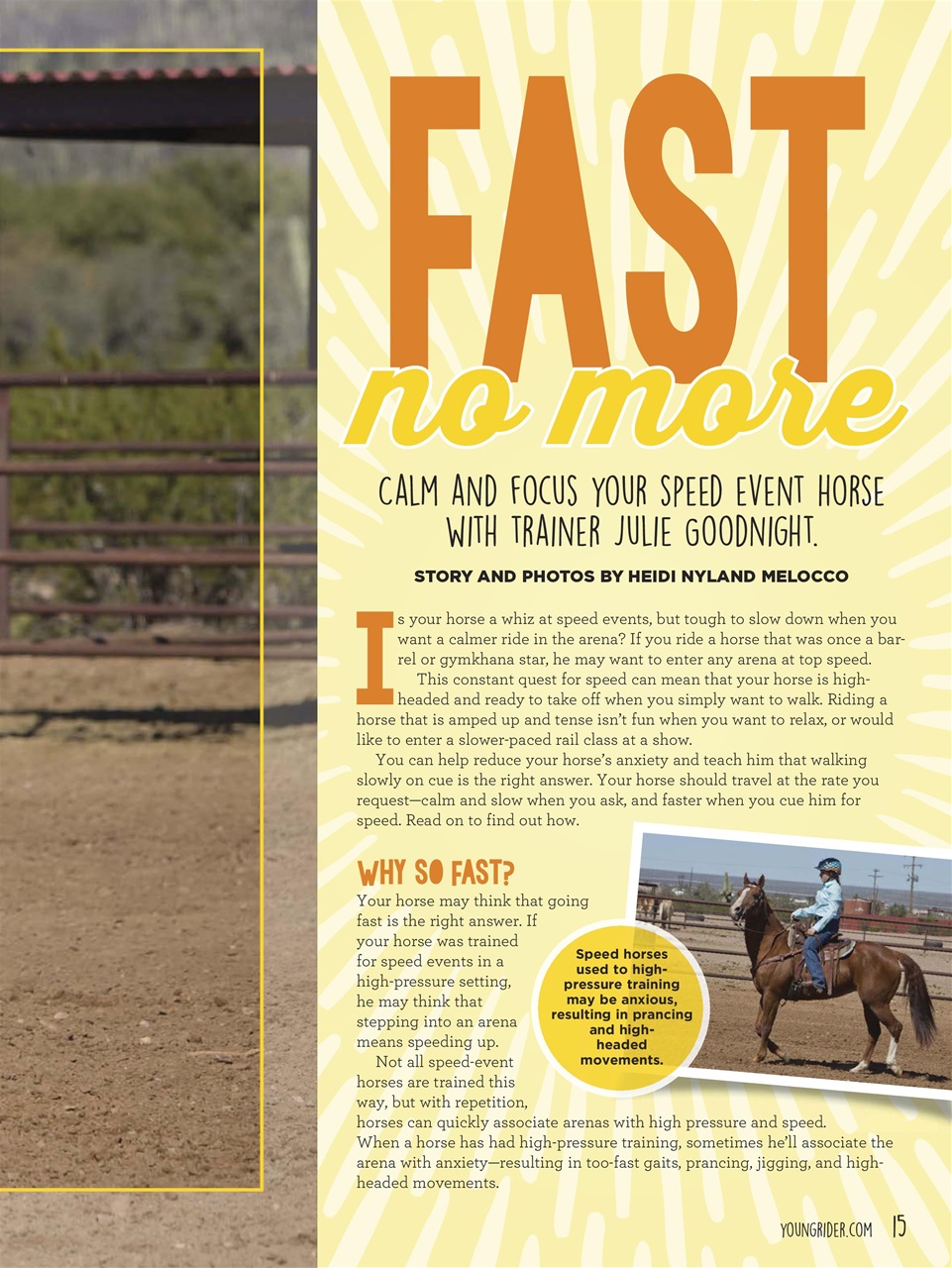 Young Rider Magazine Preview Pages