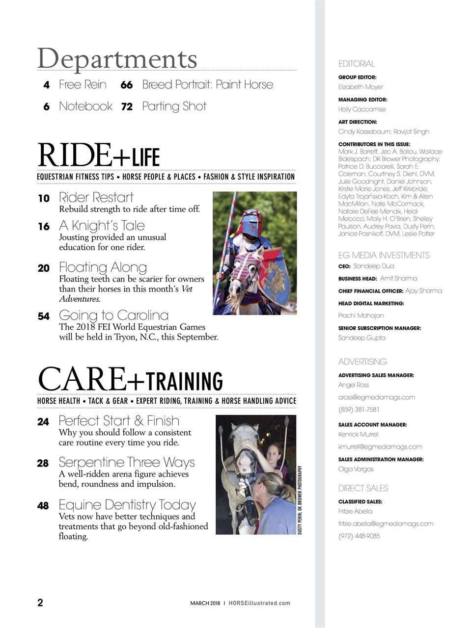 Horse Illustrated Magazine Preview Pages