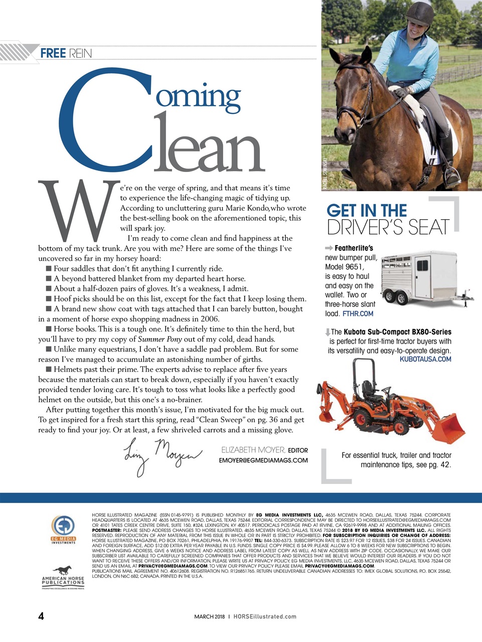 Horse Illustrated Magazine Preview Pages
