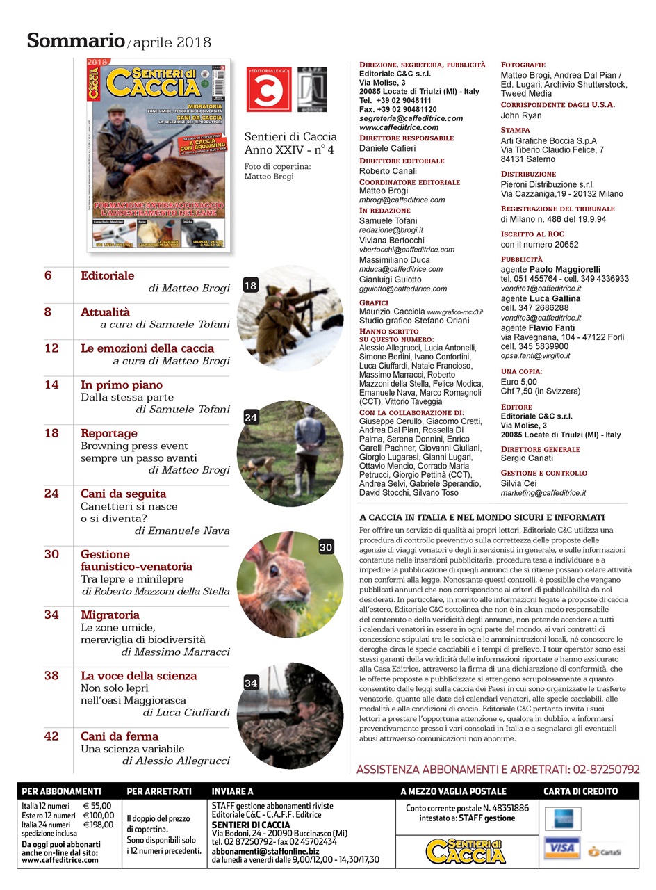 SENTIERI DI CACCIA Preview Pages