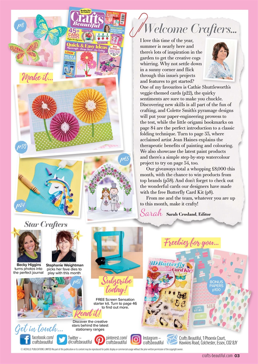 Crafts Beautiful Preview Pages