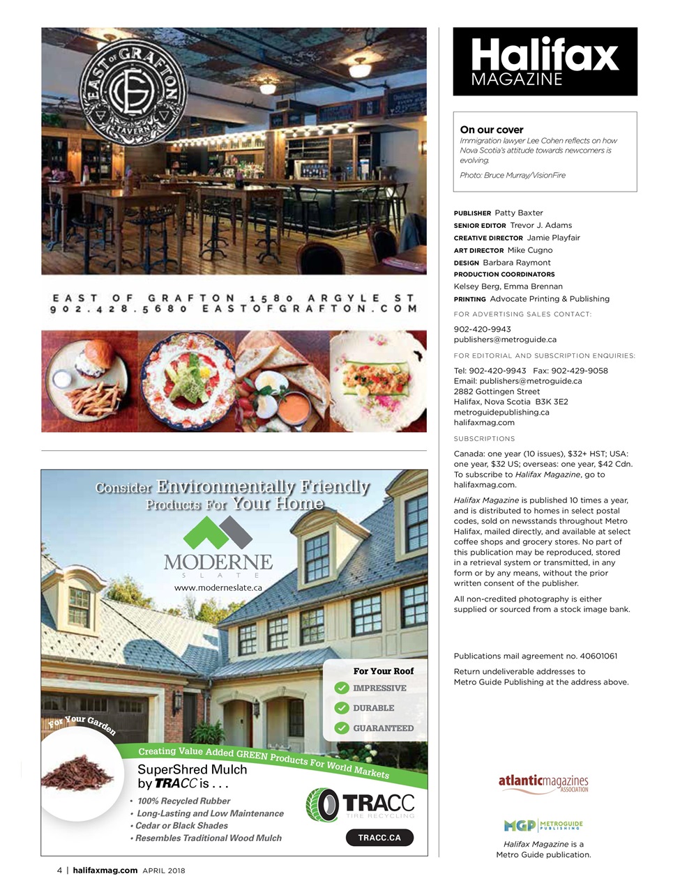Halifax Magazine Preview Pages