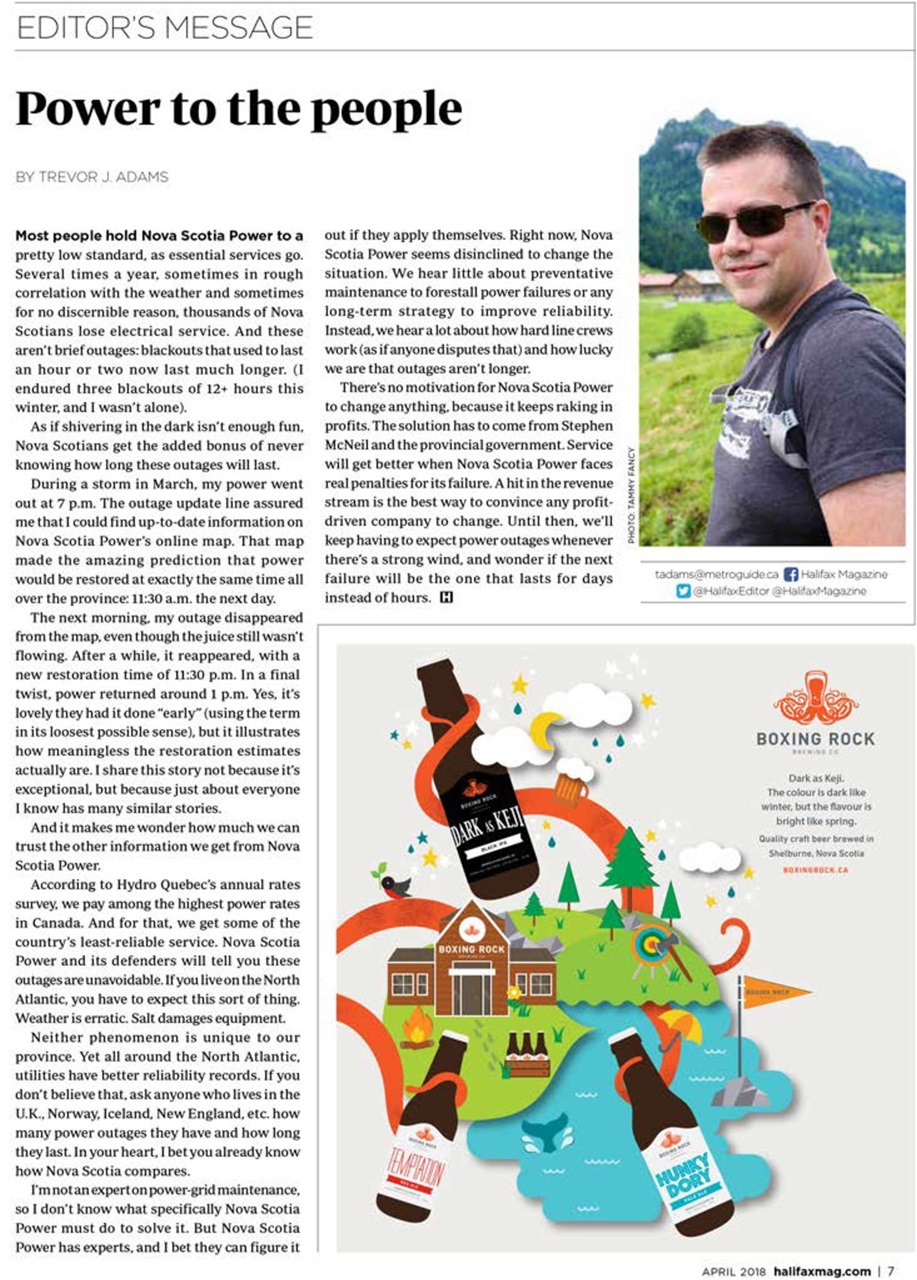 Halifax Magazine Preview Pages