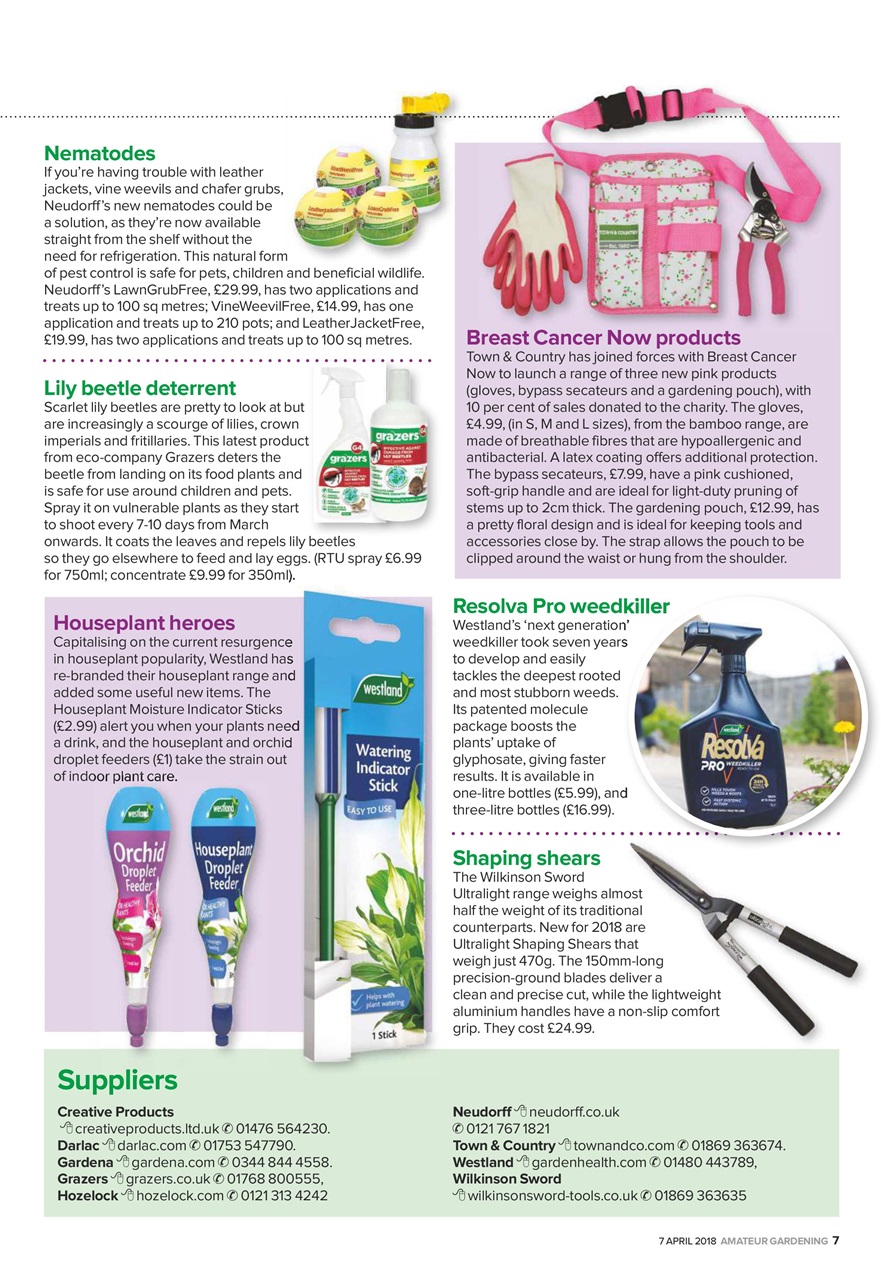 Amateur Gardening Preview Pages