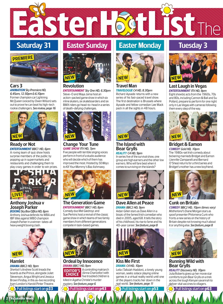 TV & Satellite Week Preview Pages