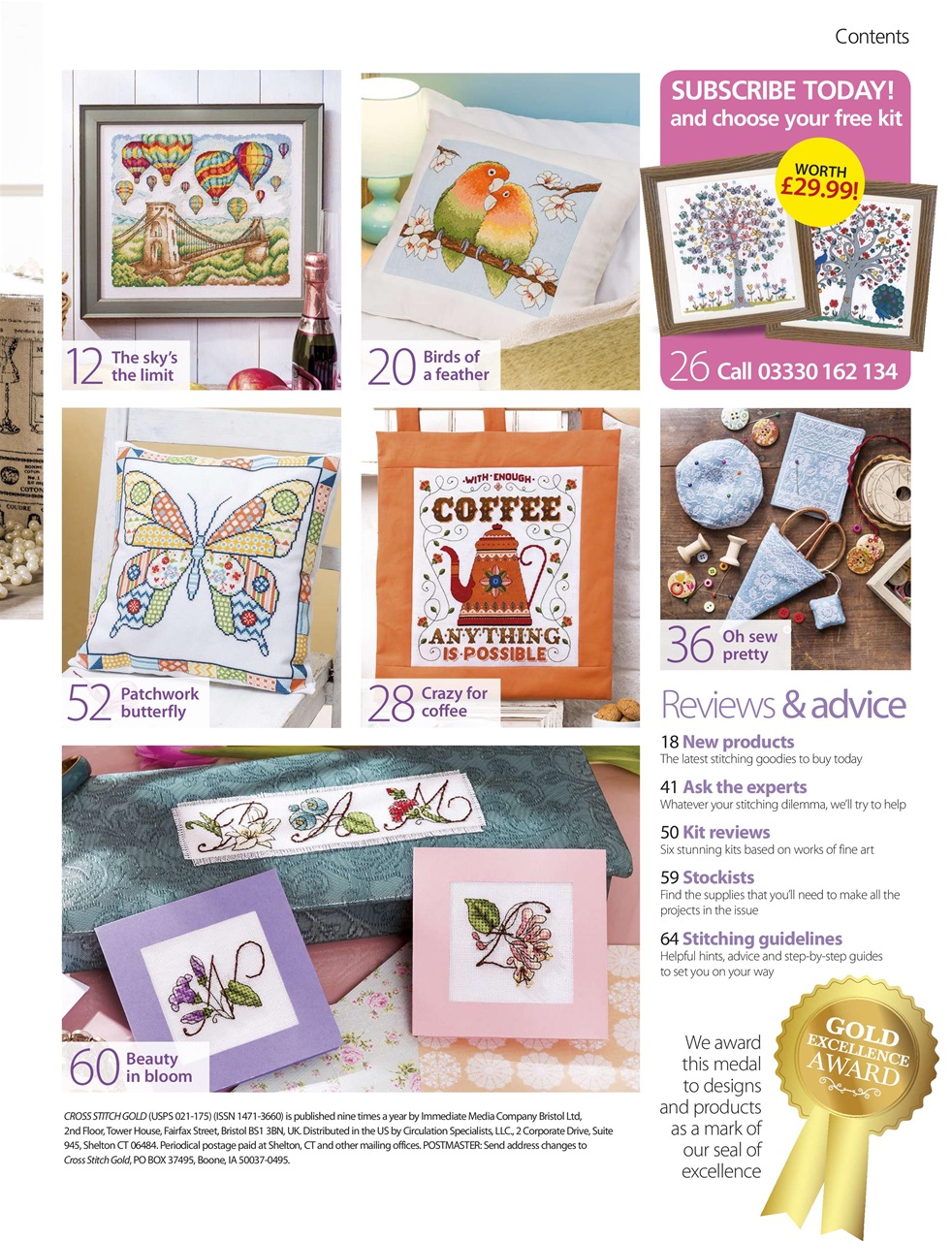Cross Stitch Gold Preview Pages