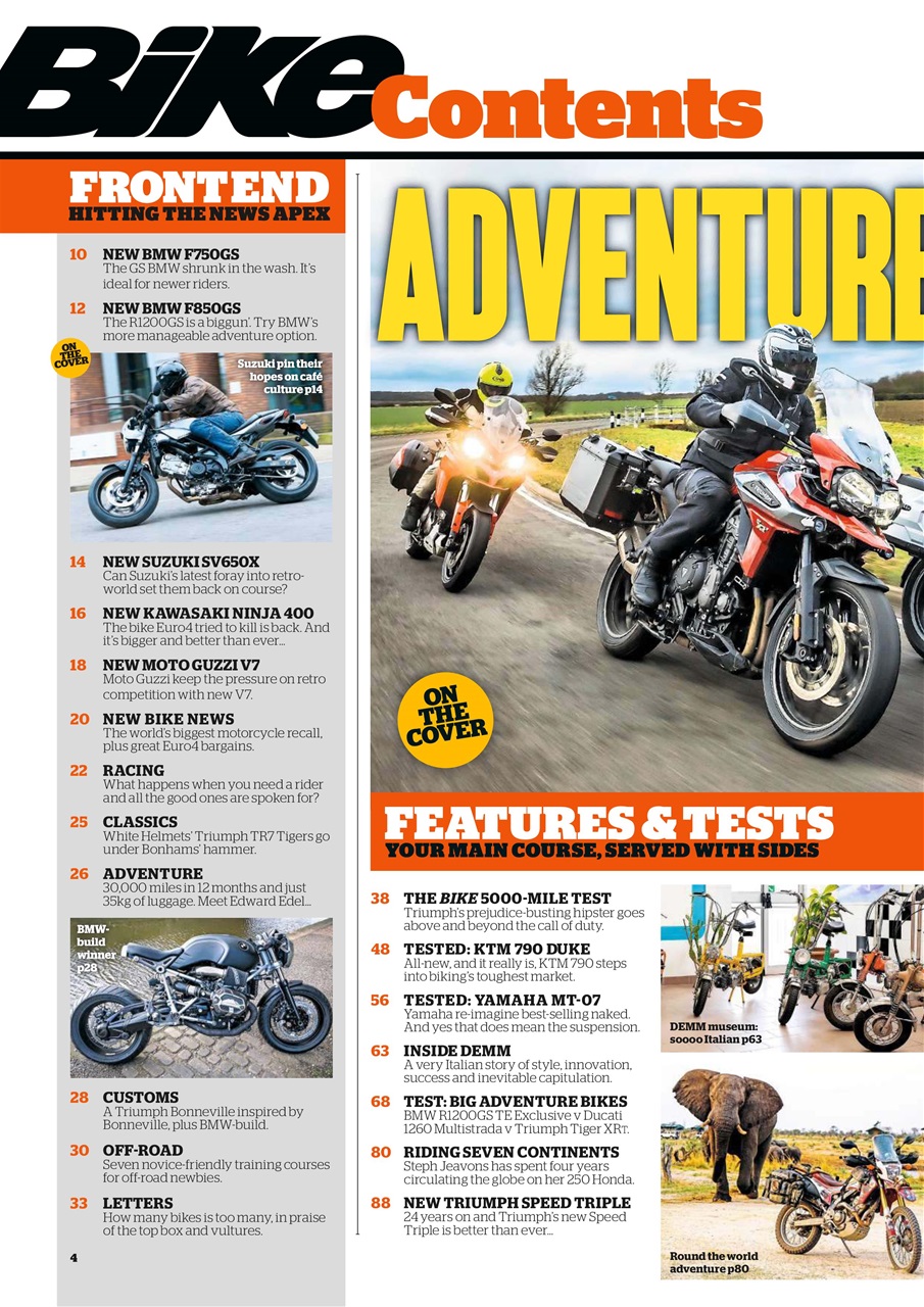Bike Preview Pages
