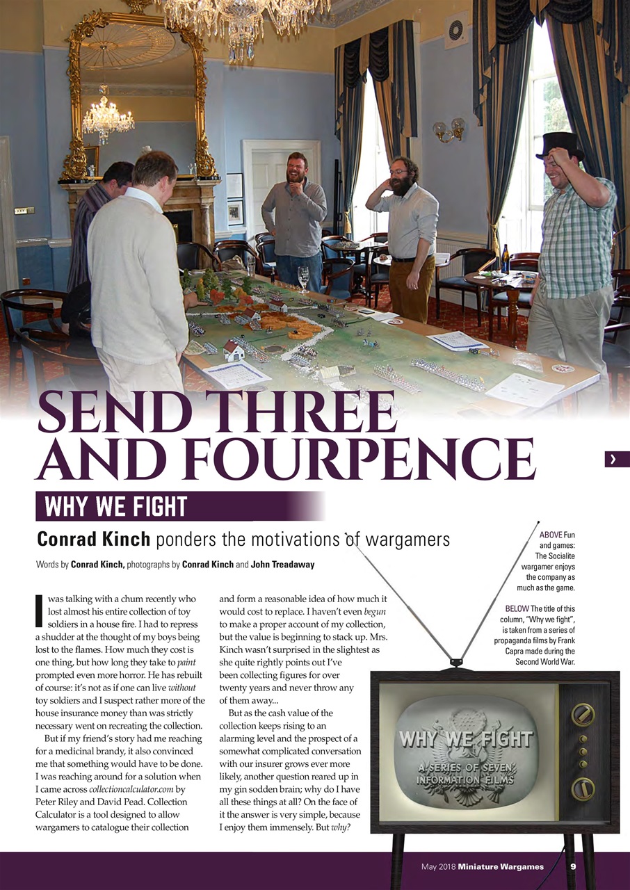 Miniature Wargames Preview Pages