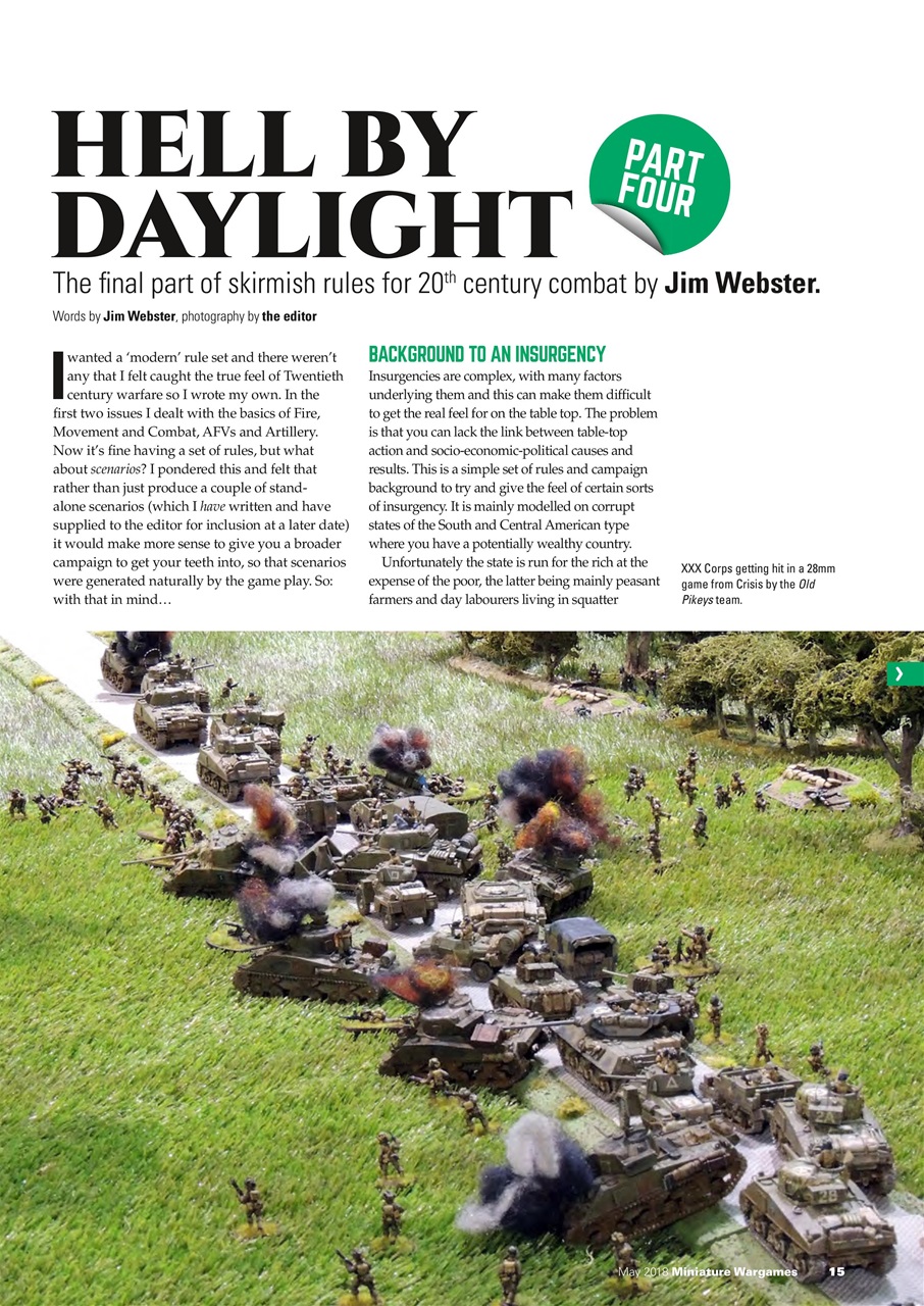 Miniature Wargames Preview Pages
