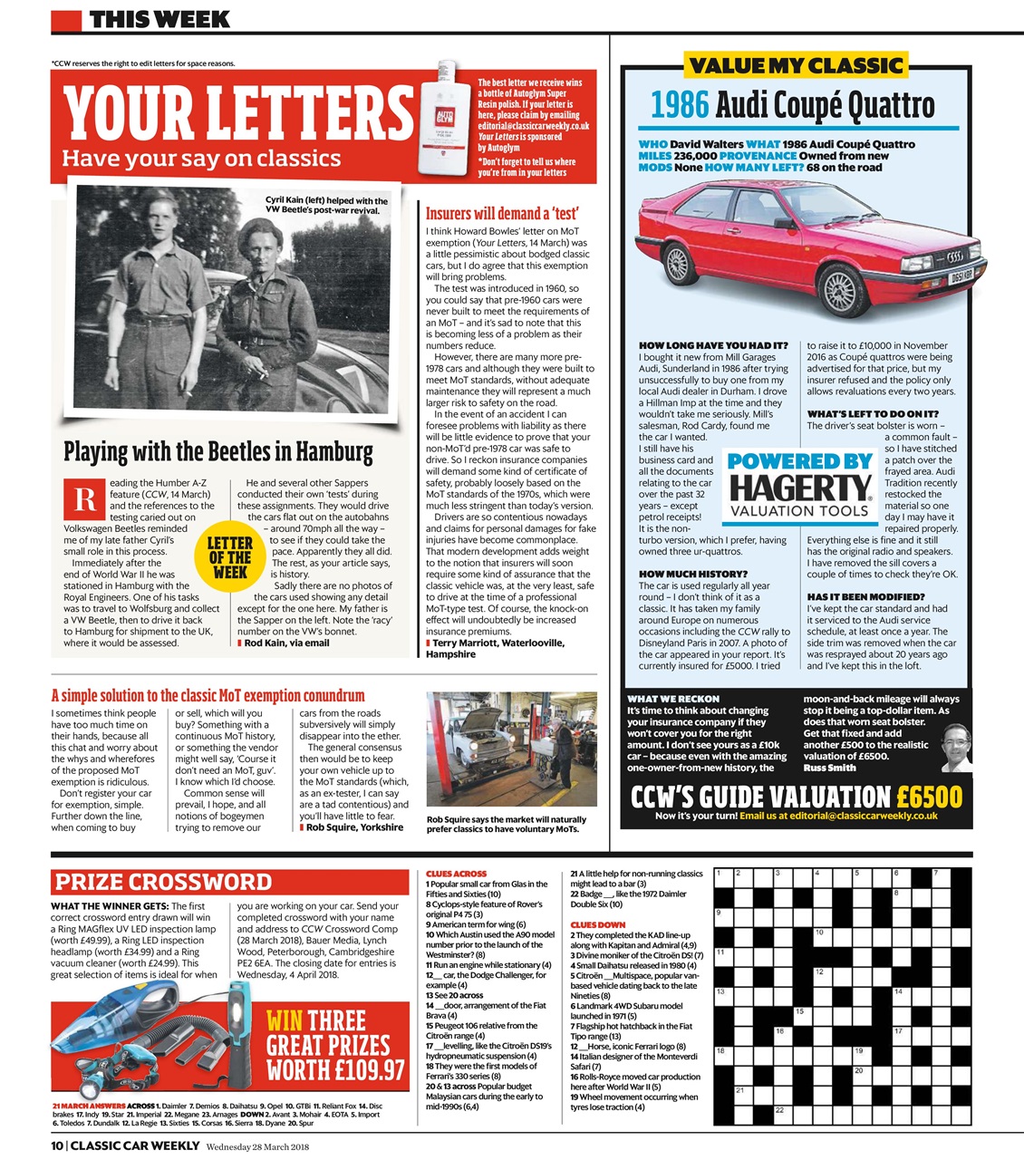 Classic Car Weekly Preview Pages
