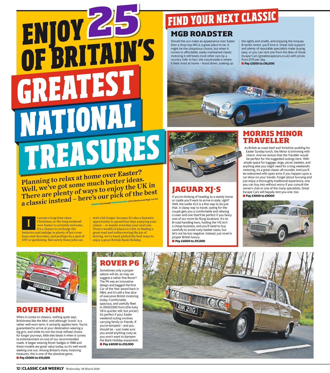 Classic Car Weekly Preview Pages