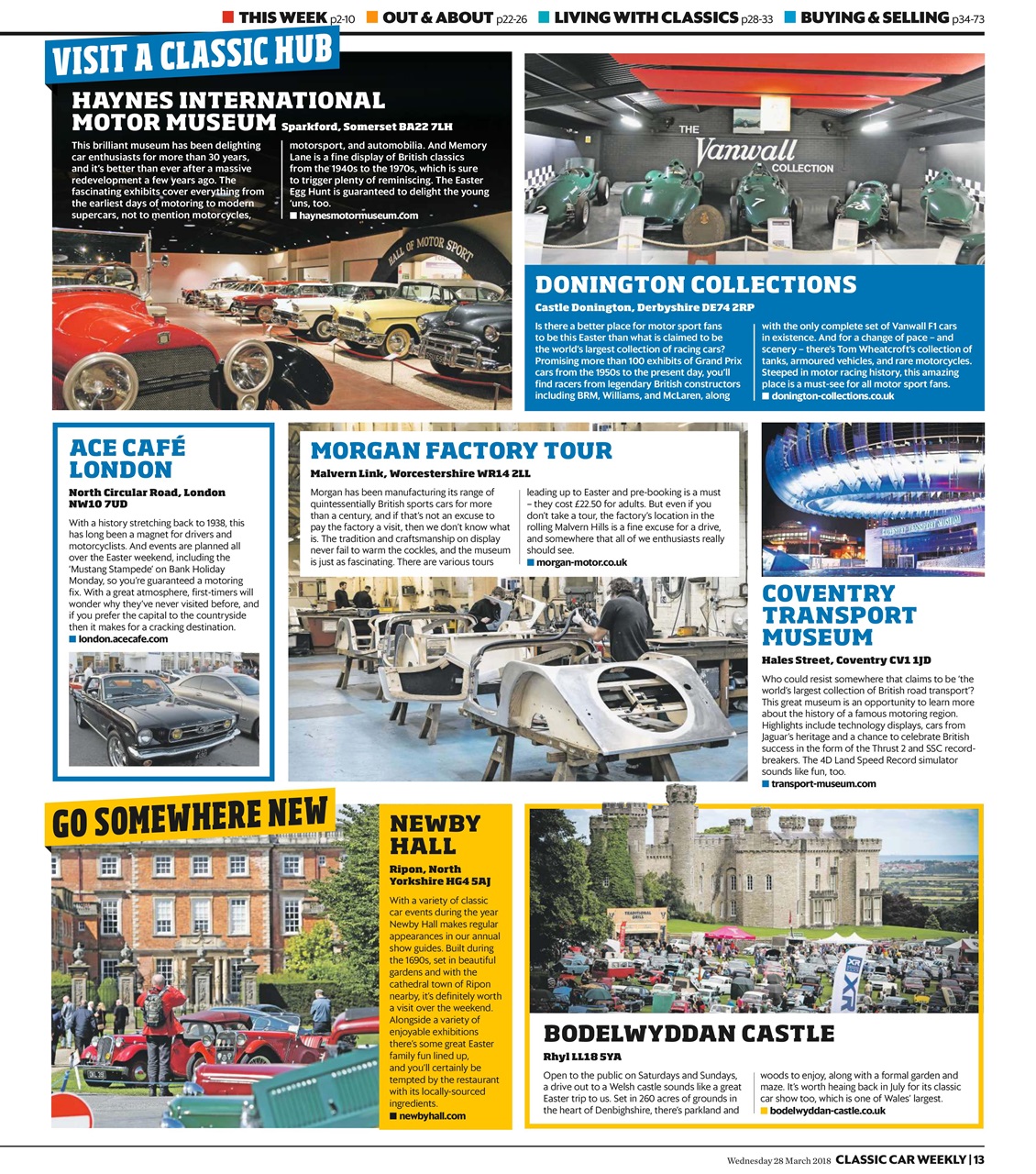 Classic Car Weekly Preview Pages