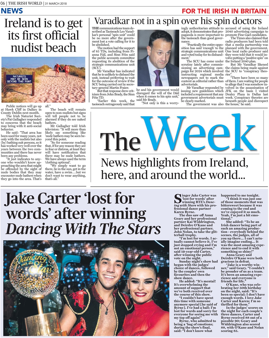 Irish World Preview Pages