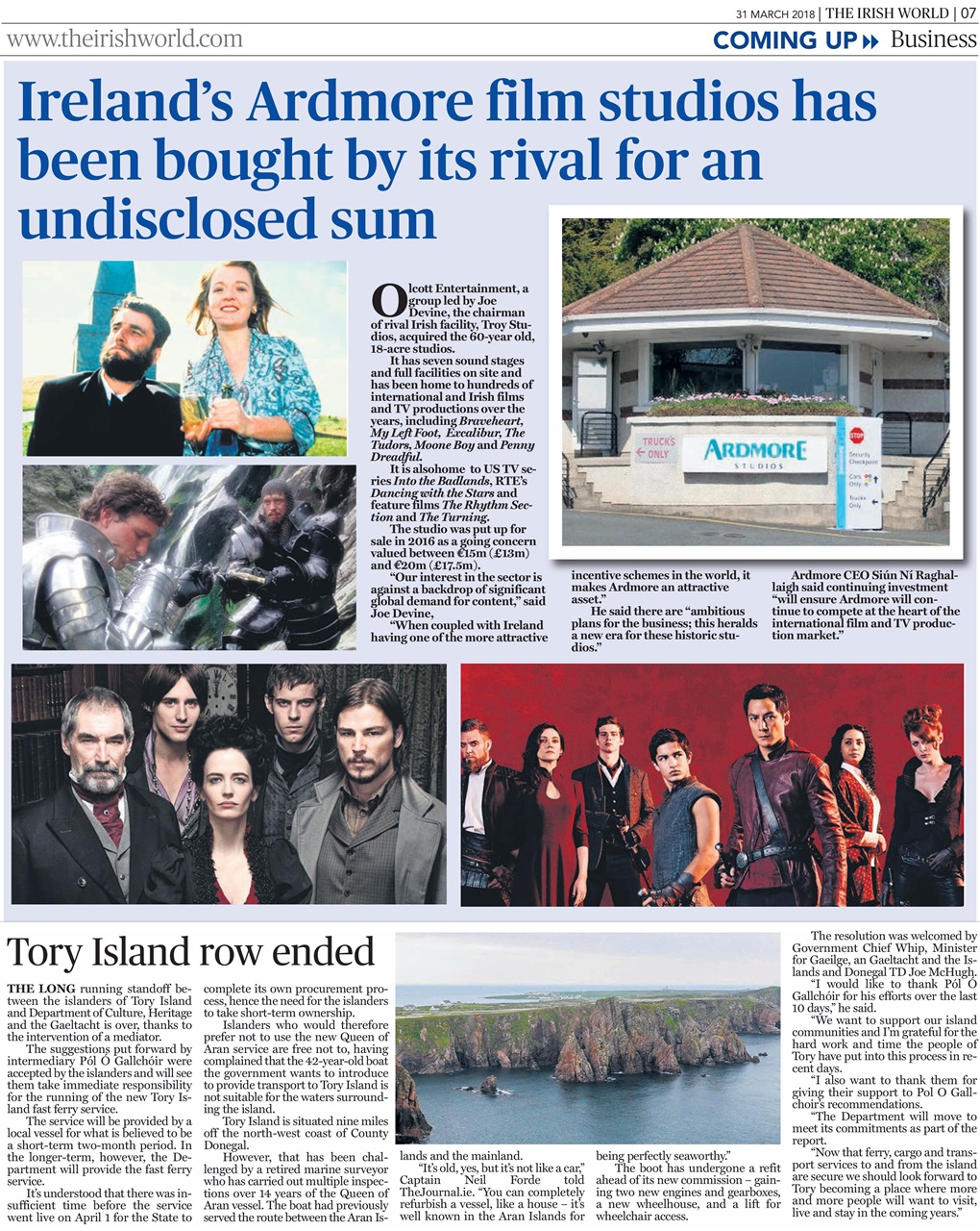 Irish World Preview Pages