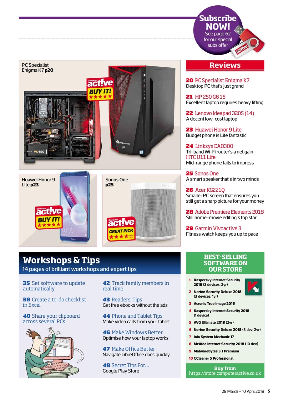 Computer Active Preview Pages