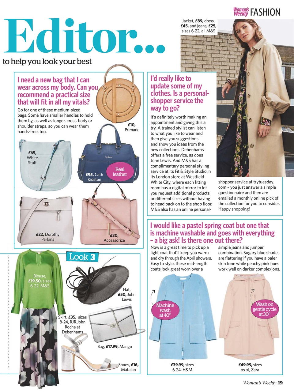 Woman's Weekly Preview Pages