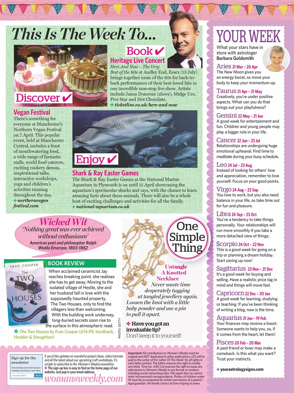 Woman's Weekly Preview Pages