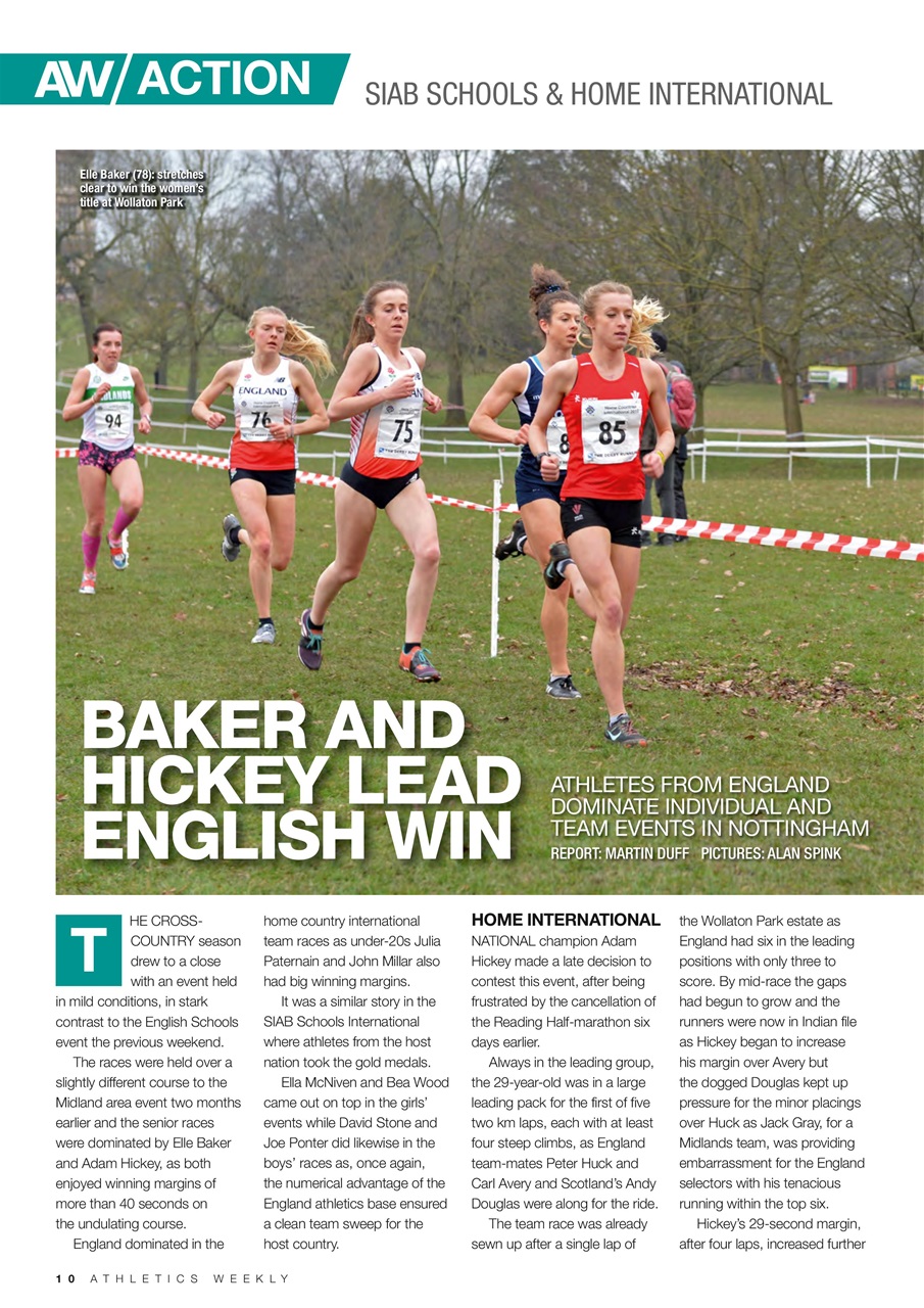 AW – Athletics Weekly Magazine Preview Pages