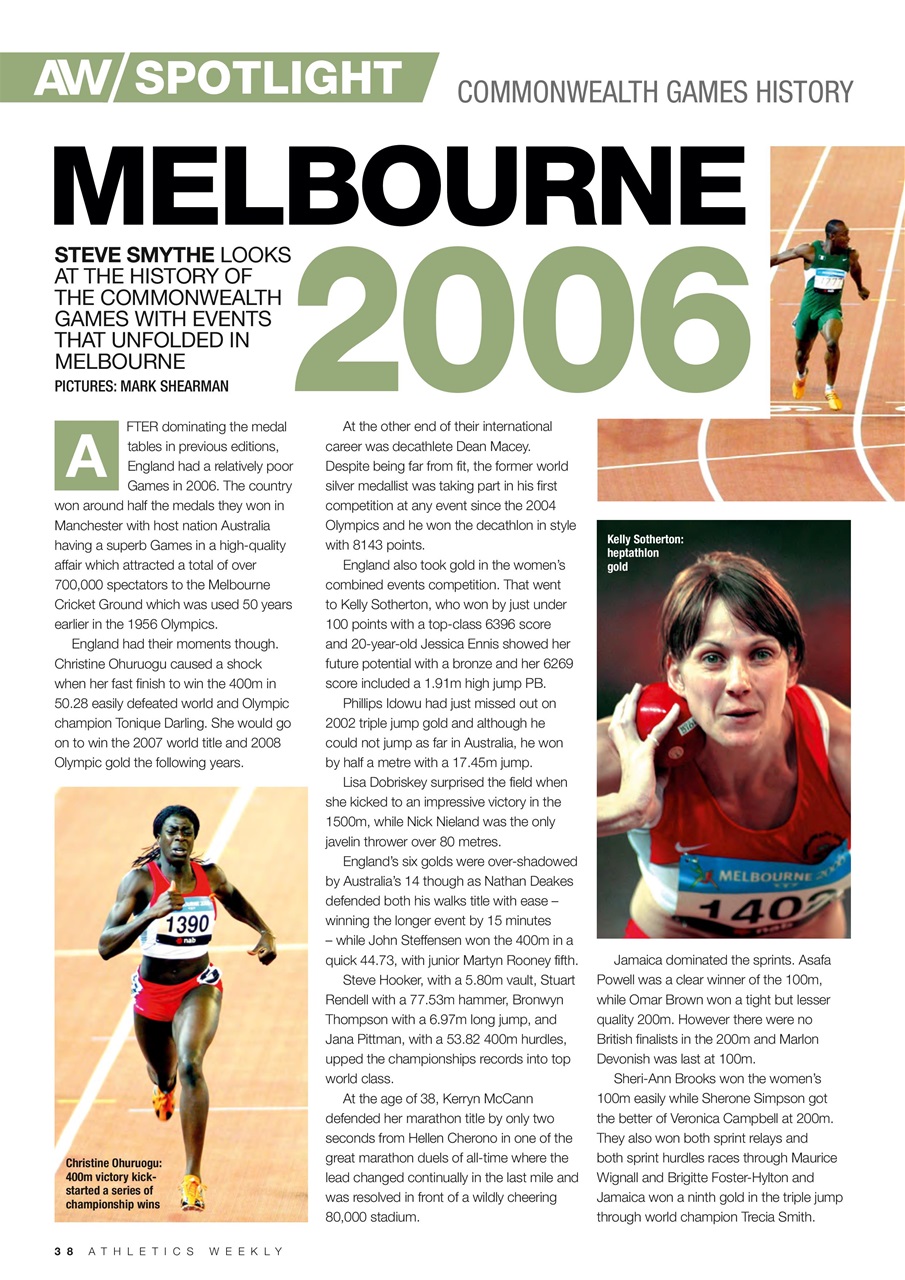 AW – Athletics Weekly Magazine Preview Pages