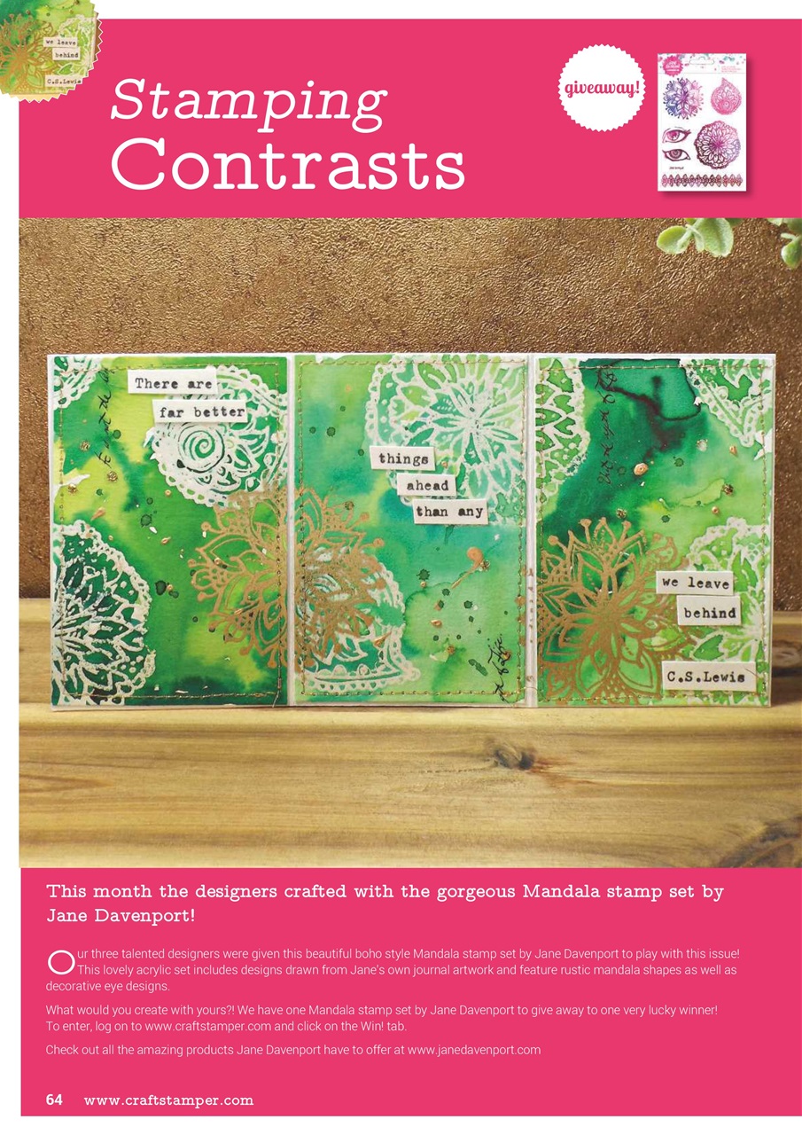 Craft Stamper Preview Pages