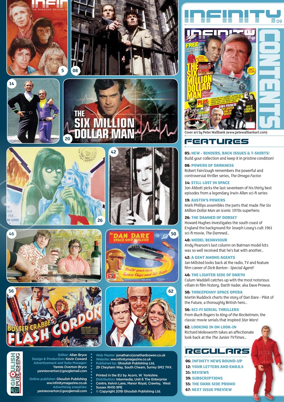 Infinity Magazine Preview Pages