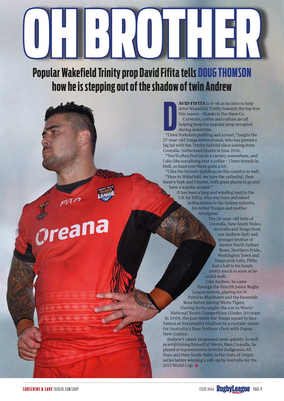 Rugby League World Preview Pages