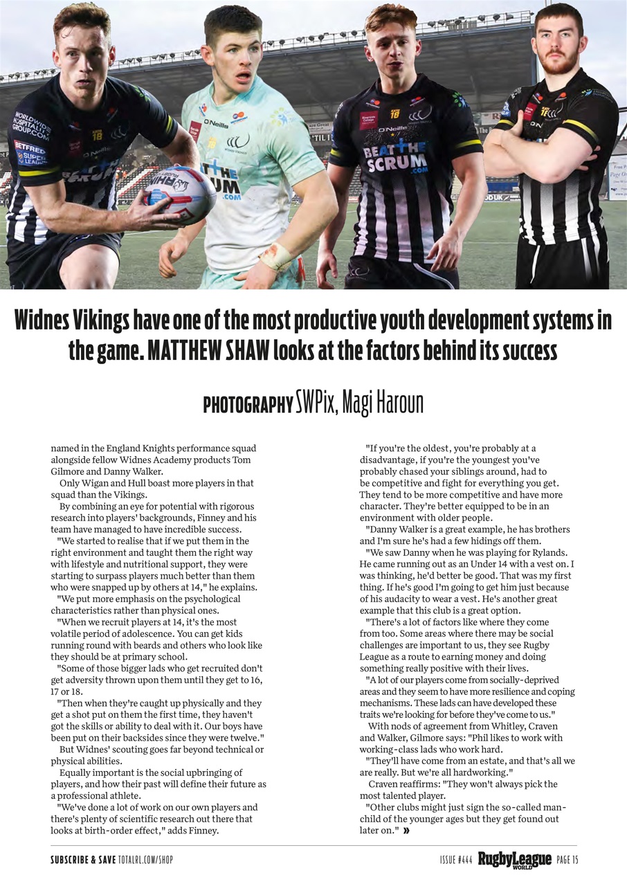 Rugby League World Preview Pages