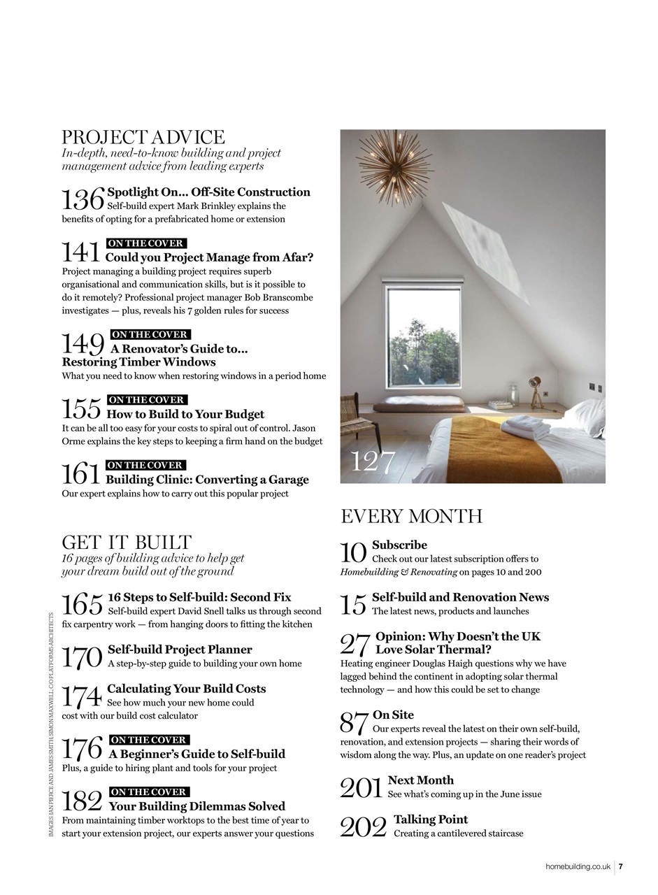 Homebuilding & Renovating Magazine Preview Pages