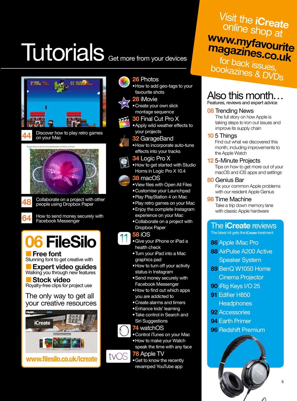 iCreate Preview Pages