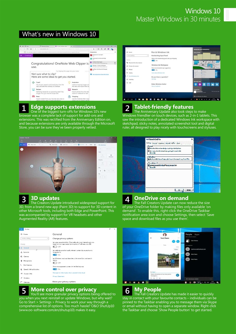 Windows Help & Advice Preview Pages