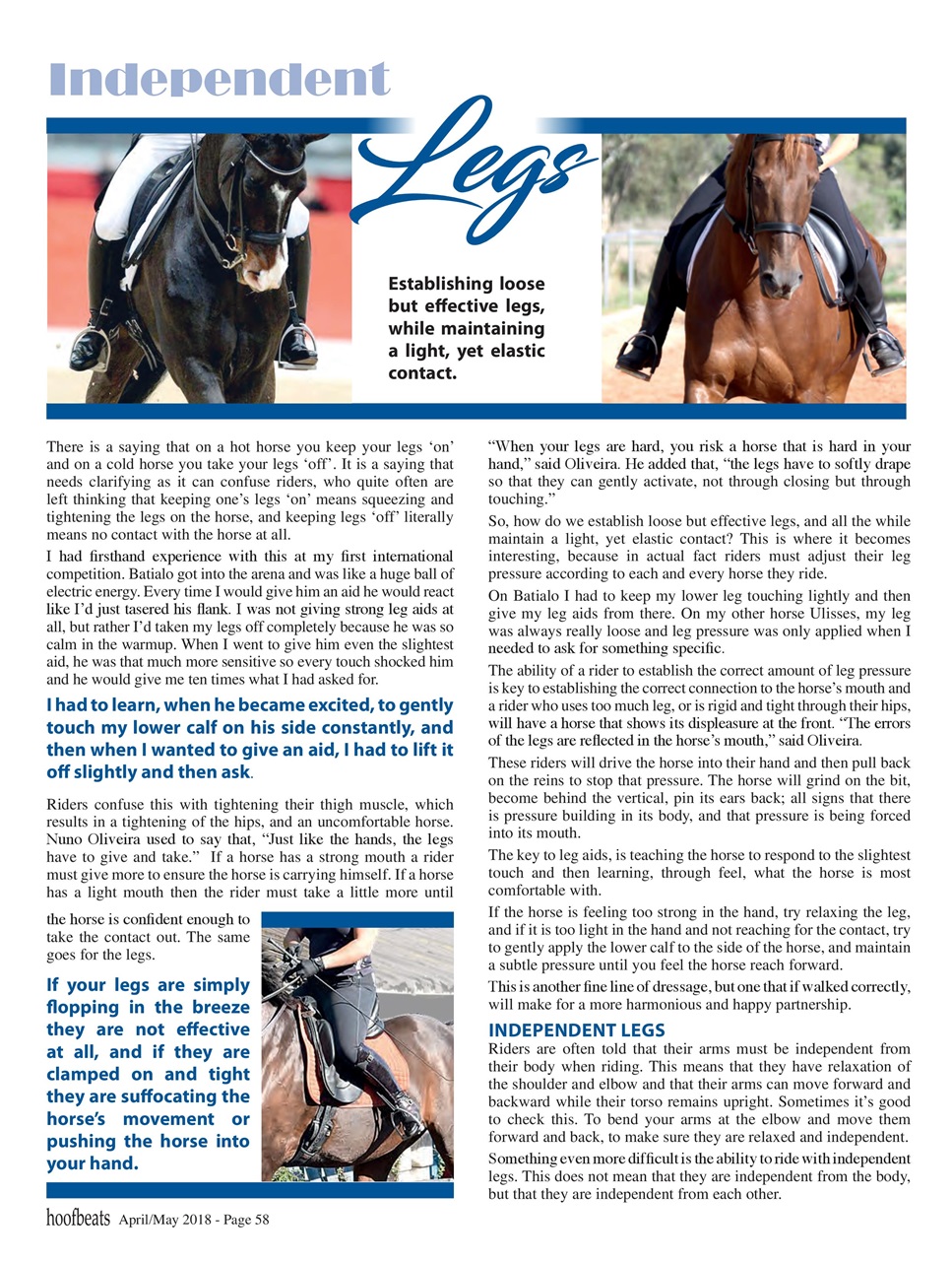 Hoofbeats Preview Pages