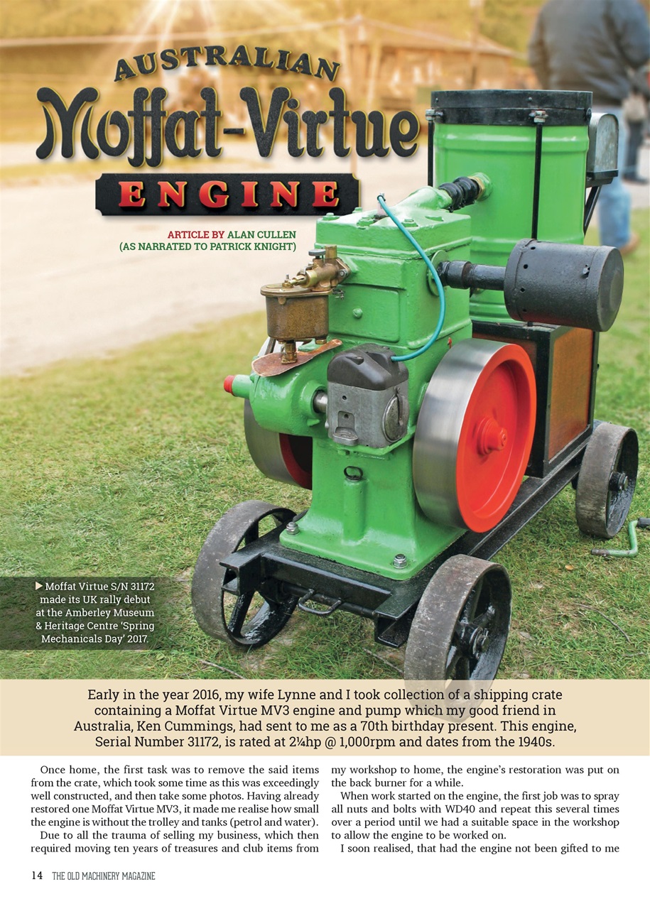The Old Machinery Magazine Preview Pages