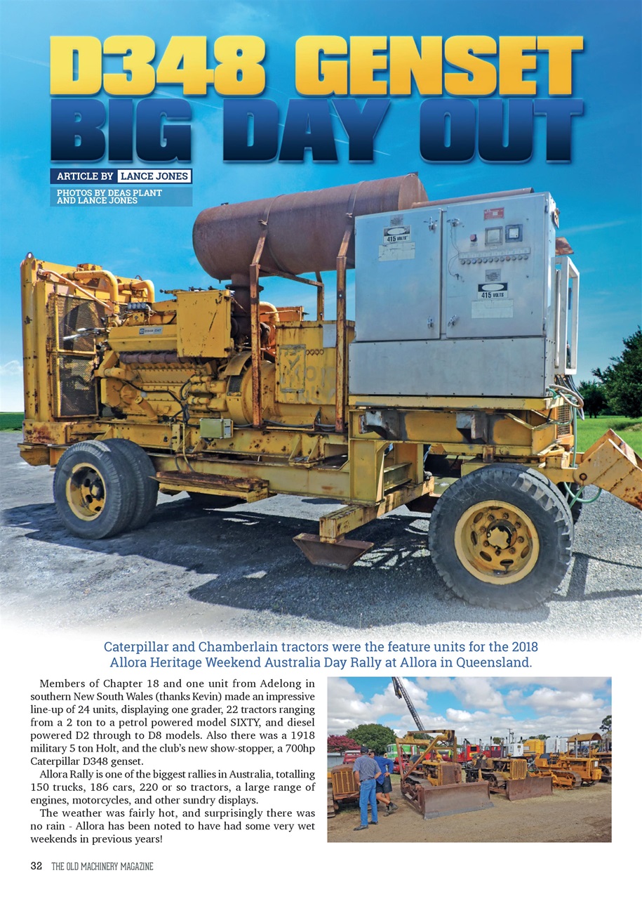 The Old Machinery Magazine Preview Pages