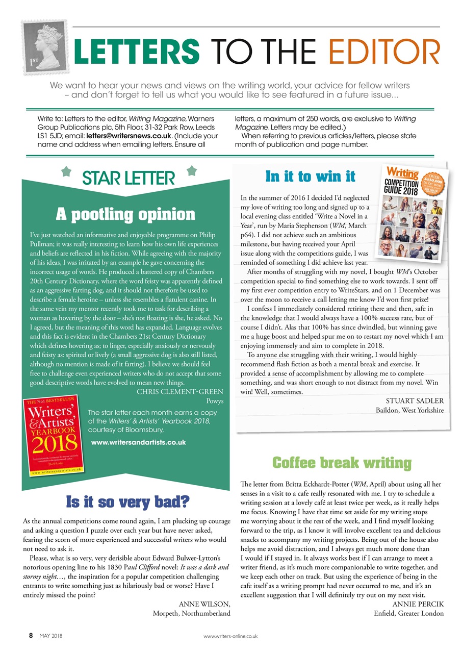 Writing Magazine Preview Pages