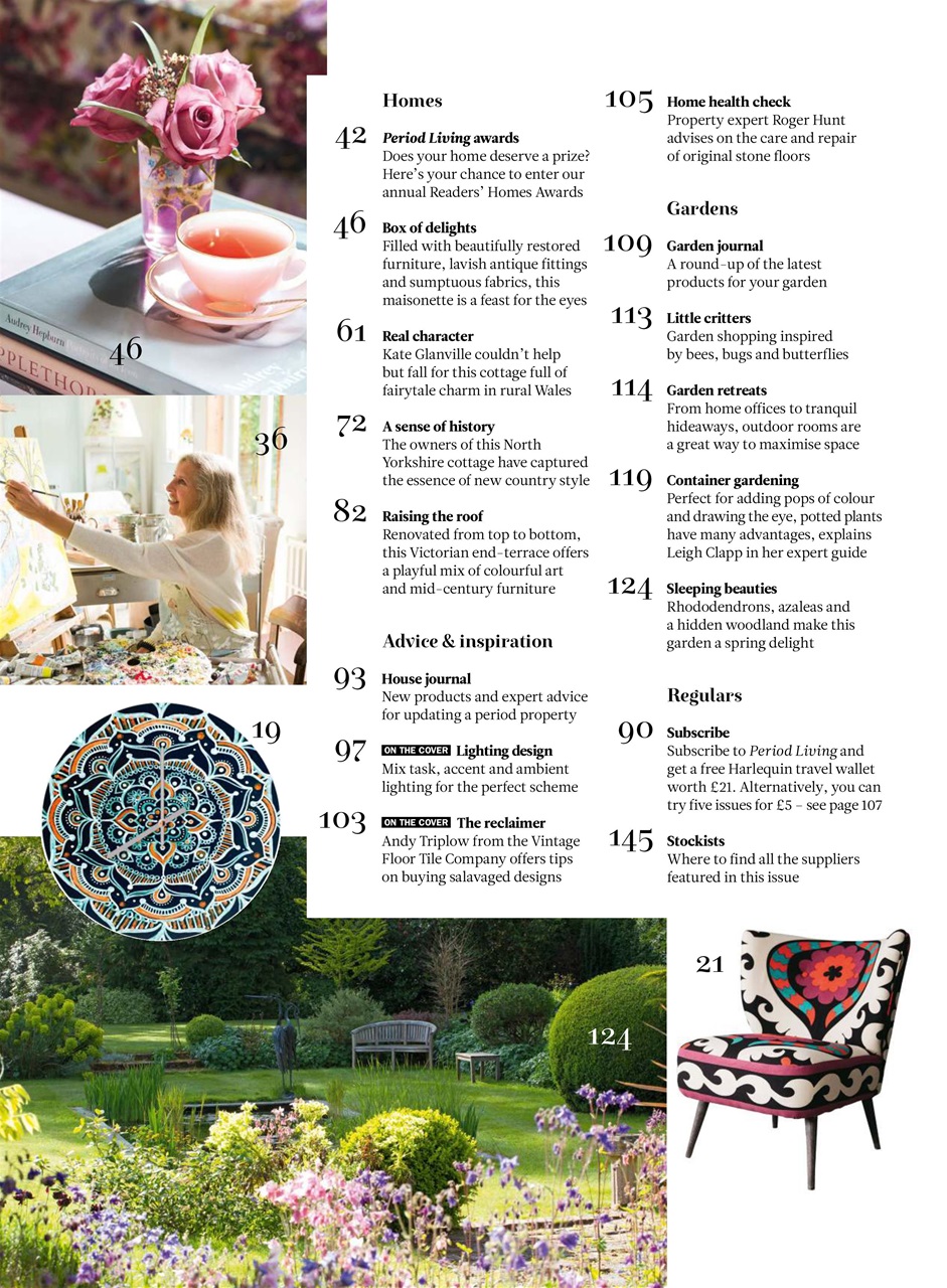 Period Living Magazine Preview Pages