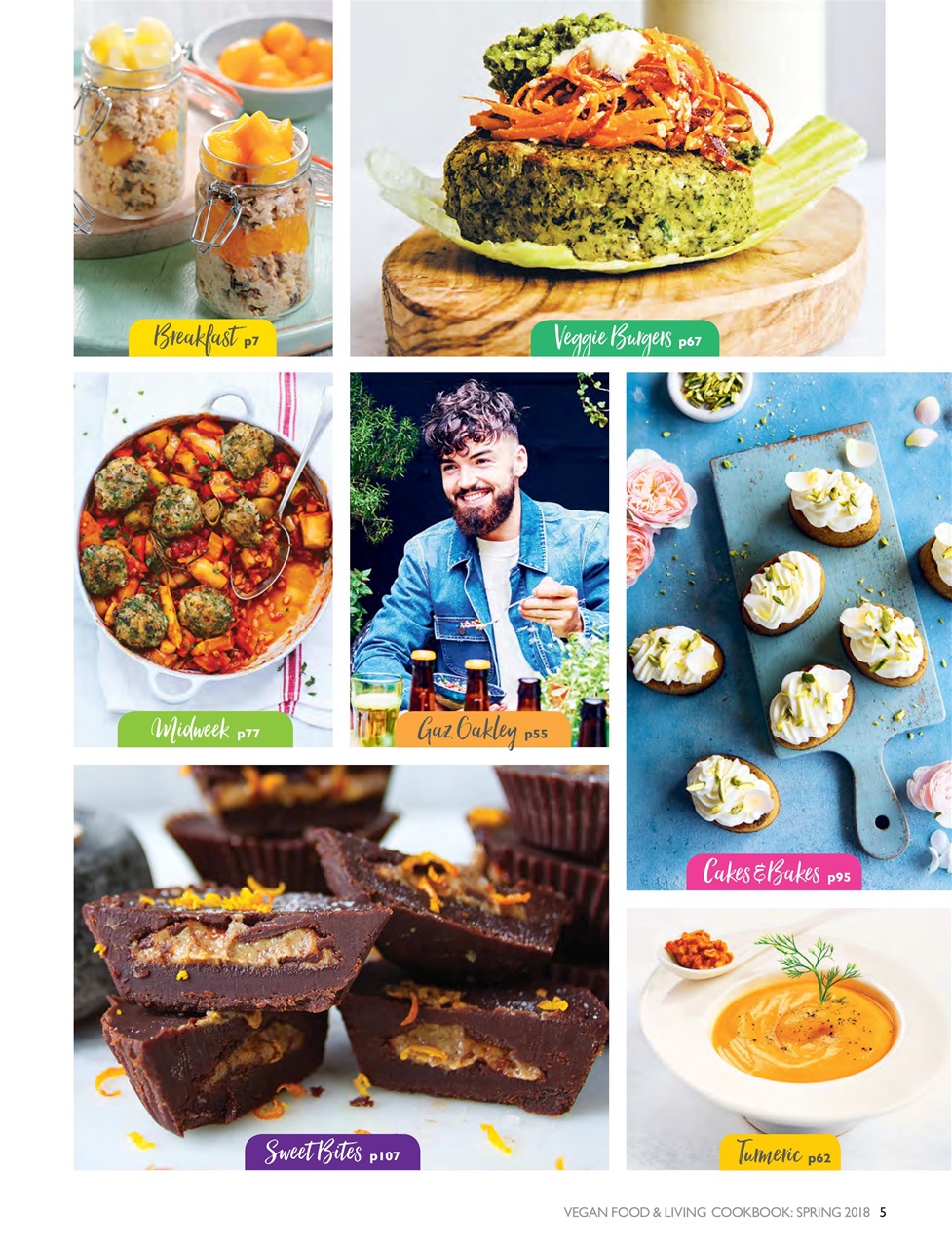 Vegan Food & Living Magazine Preview Pages