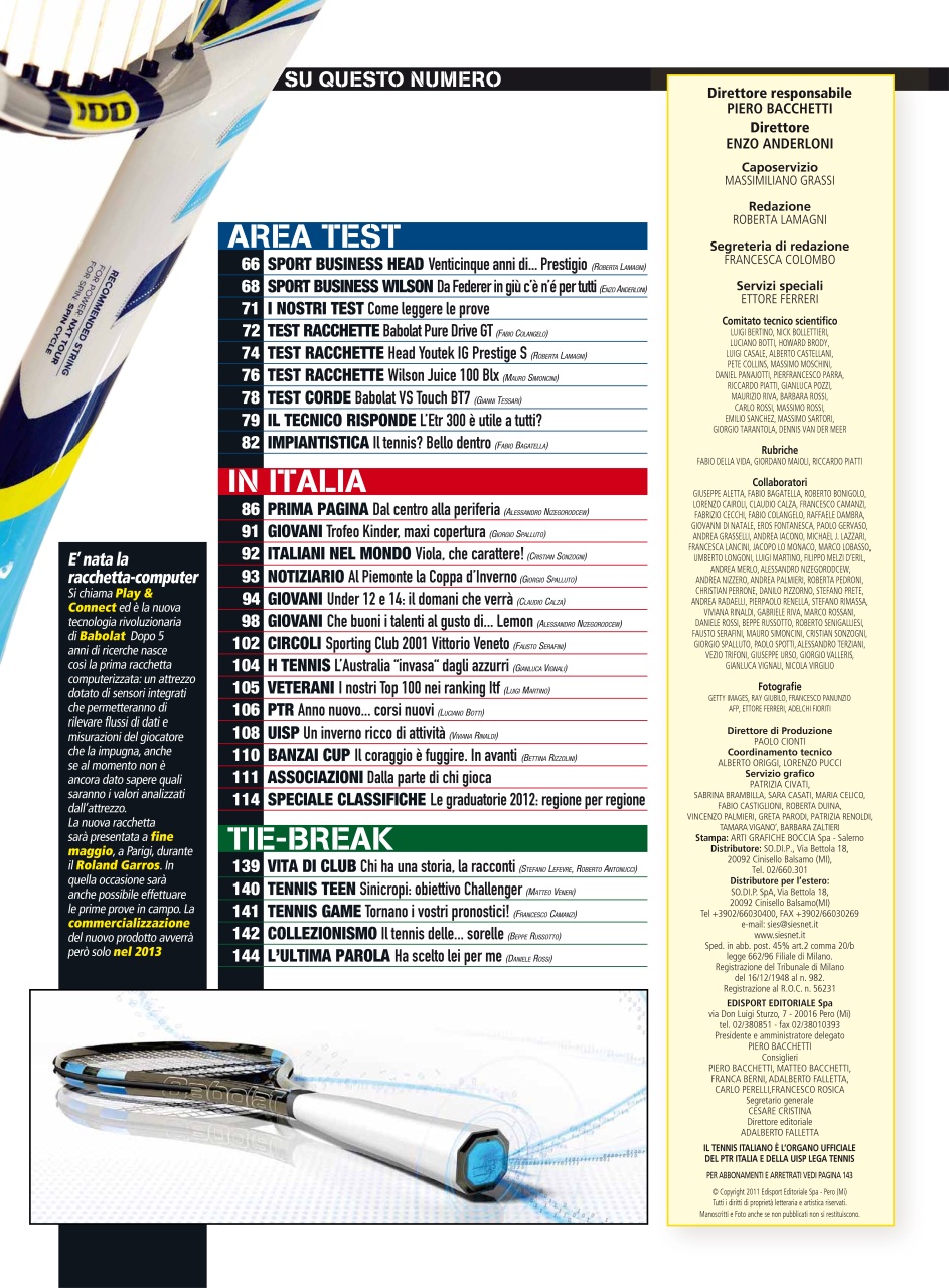 Il Tennis Italiano Preview Pages