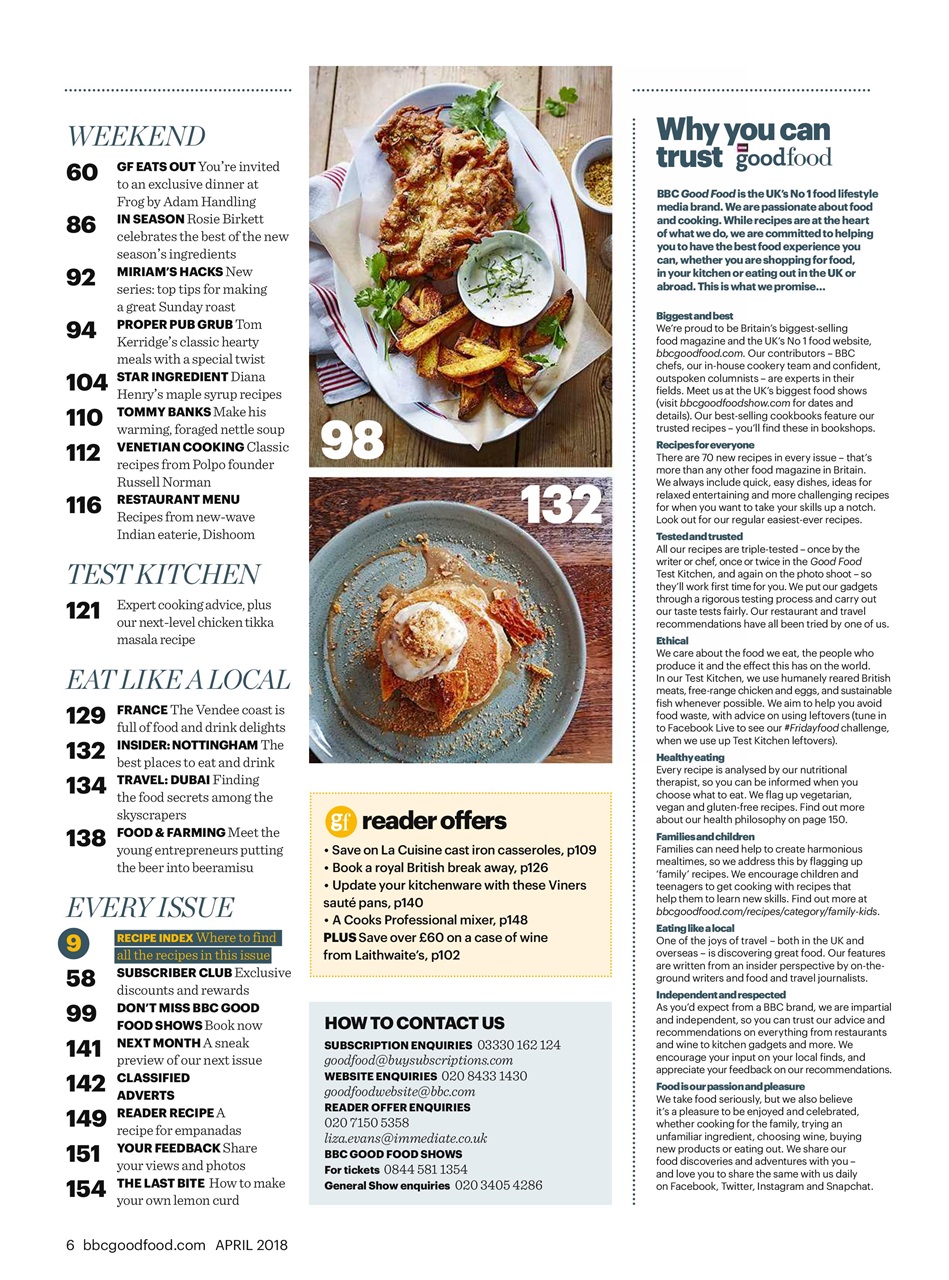 Good Food Magazine Preview Pages
