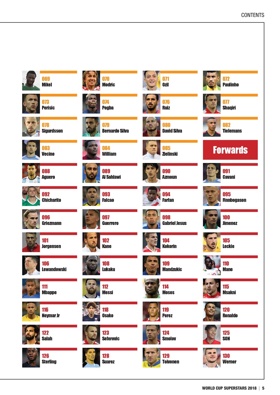 World Cup Superstars Preview Pages
