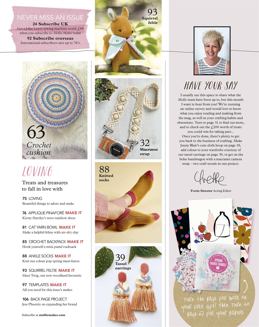 Mollie magazine Preview Pages