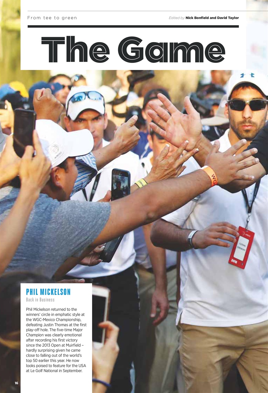 Golf Monthly Preview Pages