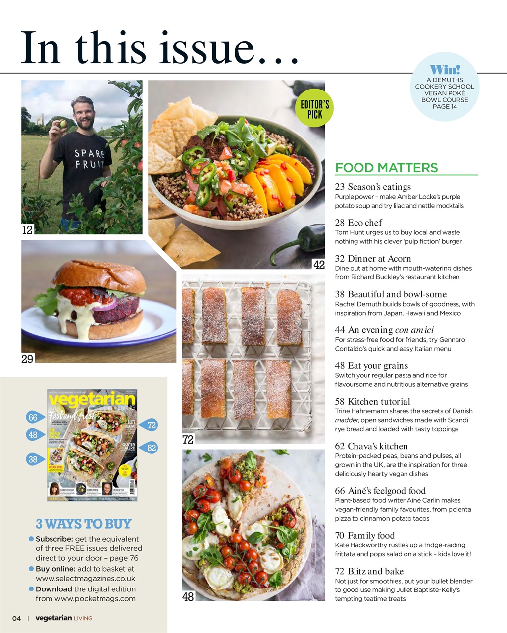 Vegetarian Living Preview Pages