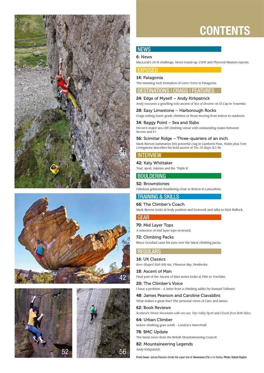 Climber Preview Pages