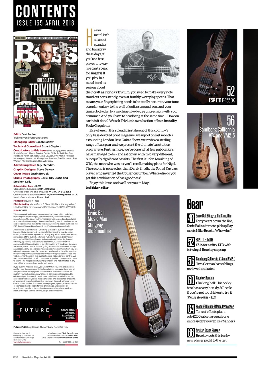 Bass Player UK Preview Pages