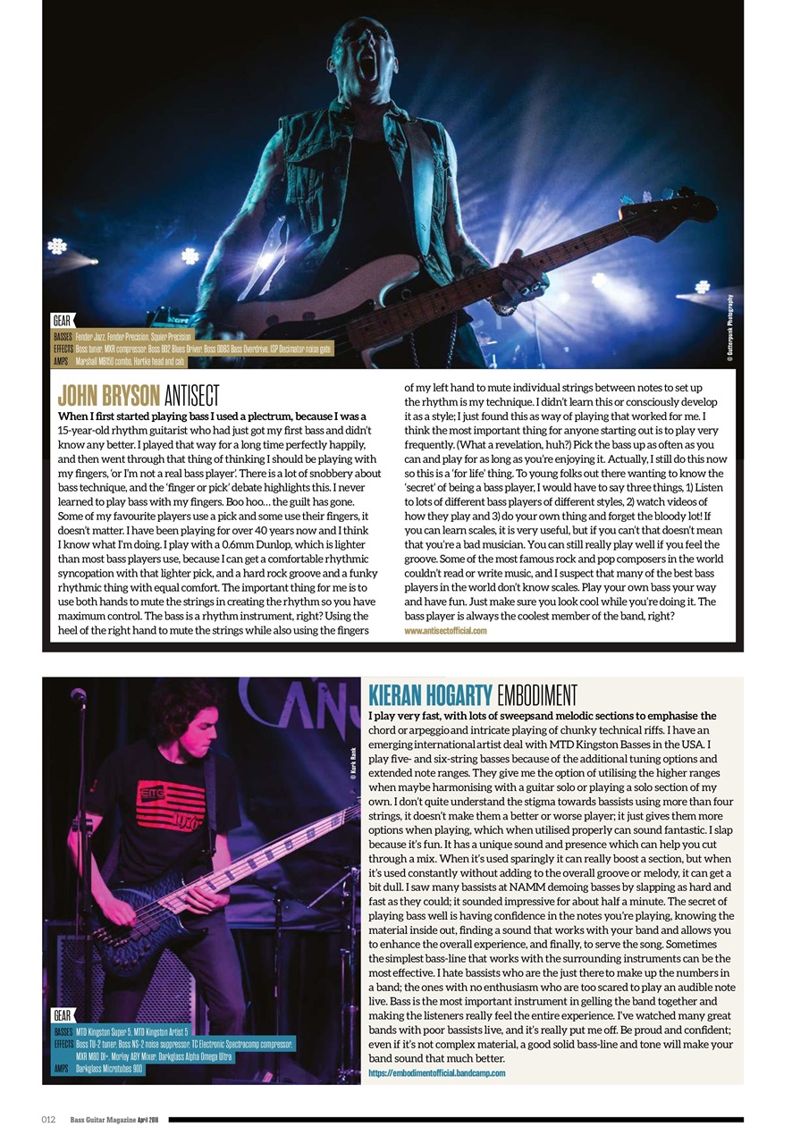 Bass Player UK Preview Pages