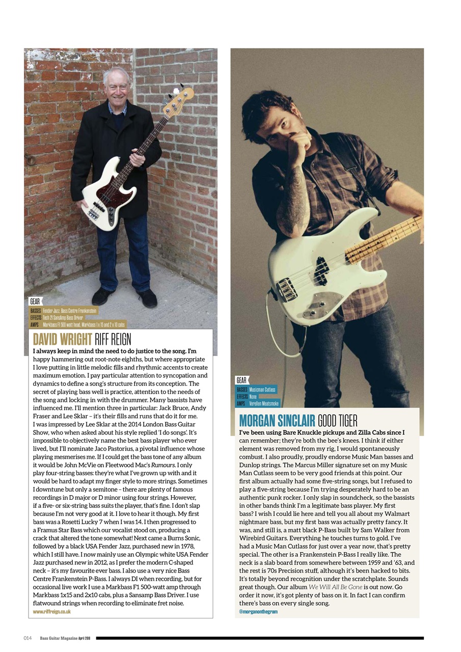Bass Player UK Preview Pages