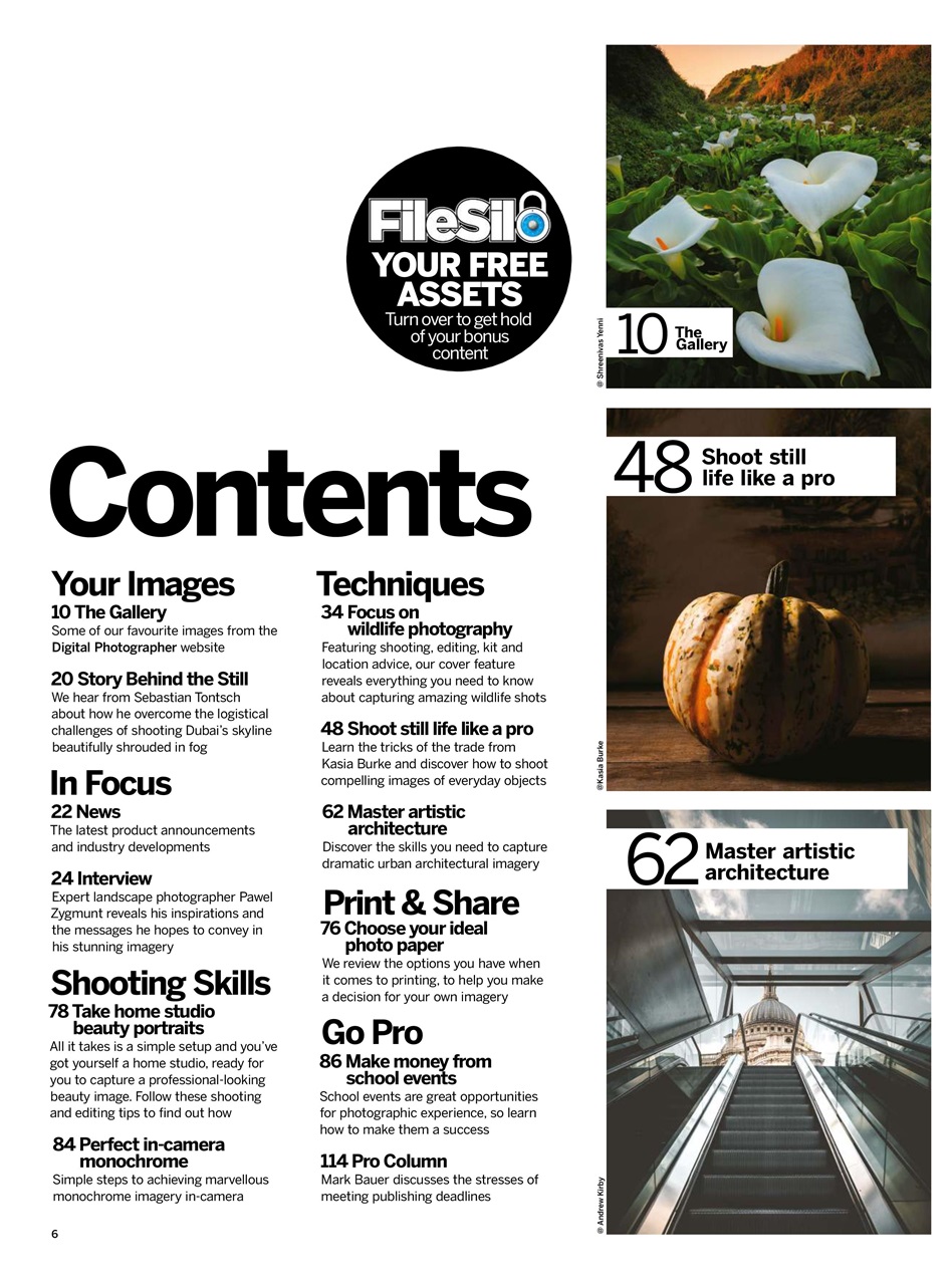 Digital Photographer Preview Pages