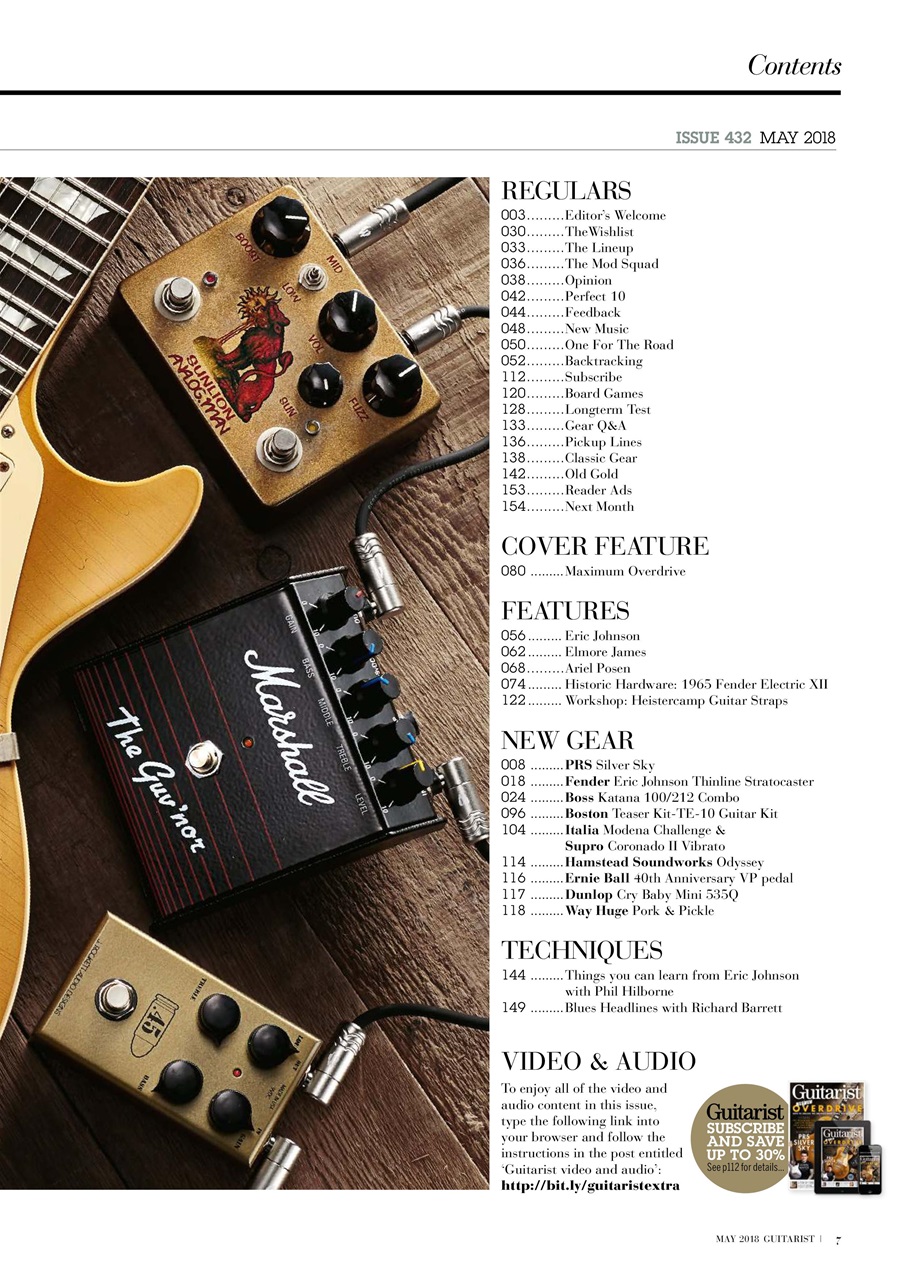 Guitarist Preview Pages